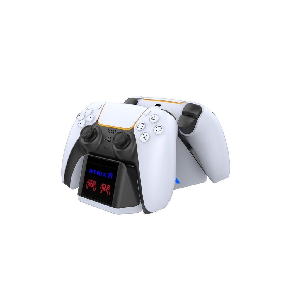 Atrix PS5 PlayStation 5 DualSense controller dual charging dock