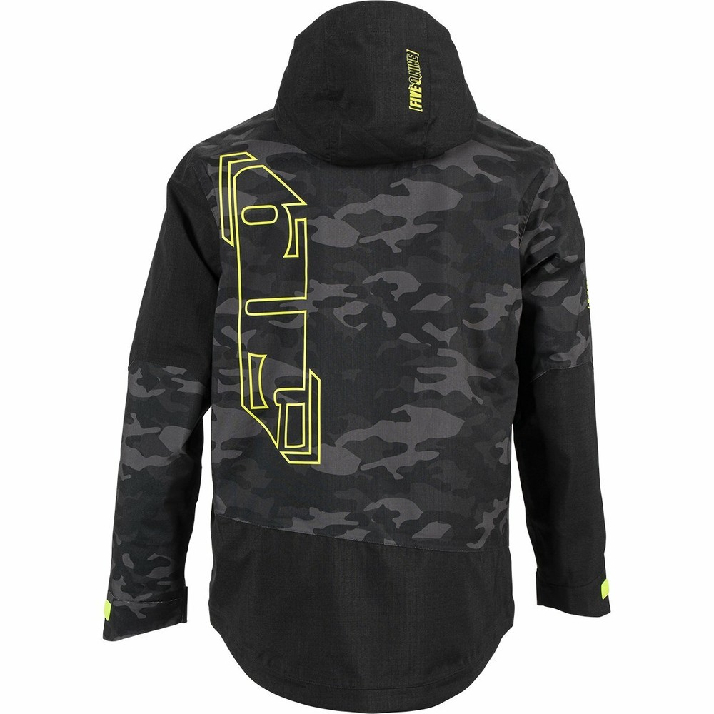 New 509 Forge Snowmobile Jacket, Black Camo Edition, Waterproof, Medium