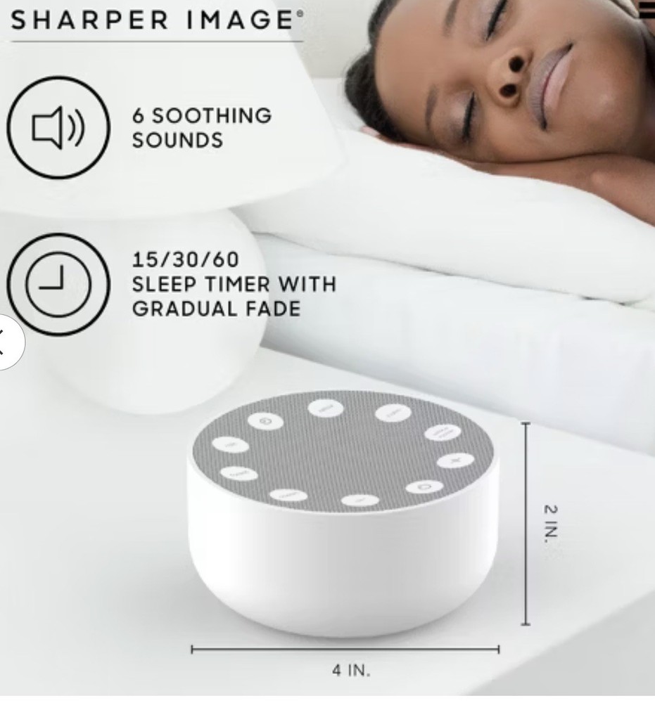 Sharper Image Sleep Therapy White Noise Machine