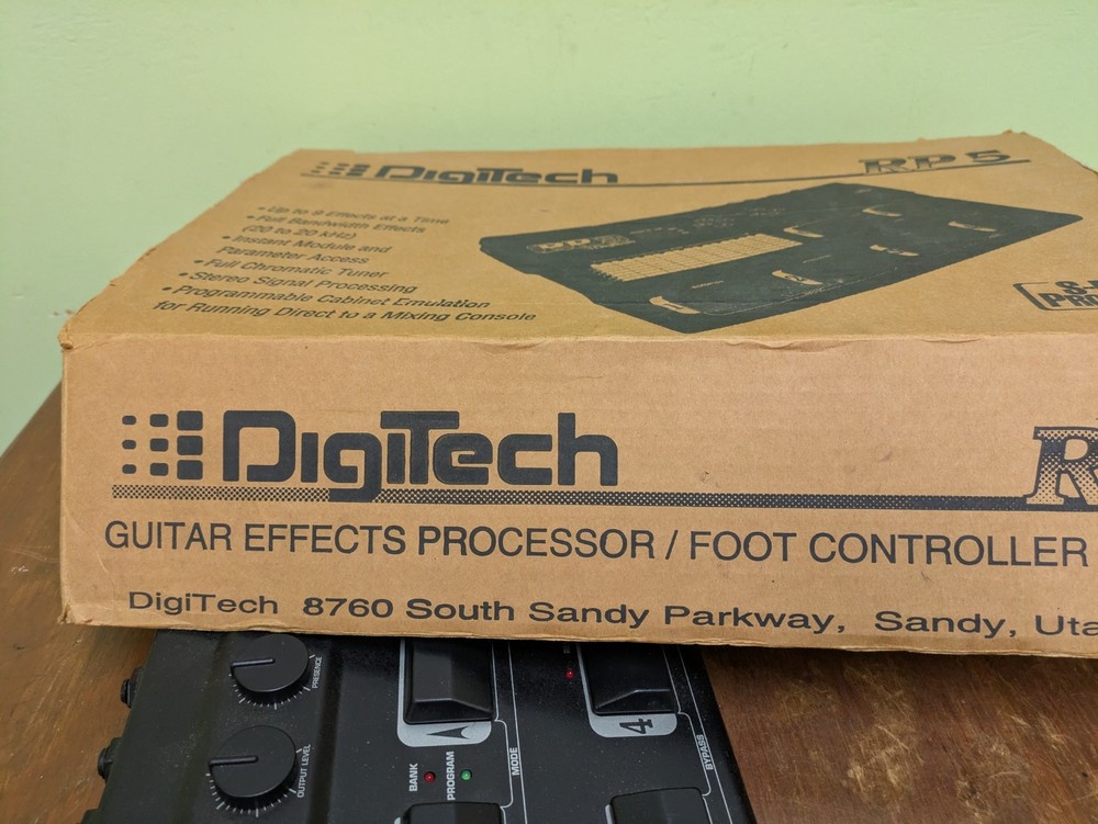 DigiTech RP5 Guitar Effects Processor W/ Power Supply 1995
