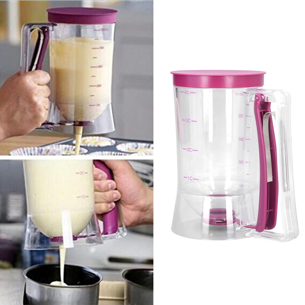 900ml Pancake Batter Dispenser DIY Kitchen Measuring Baking Tool for Pancake