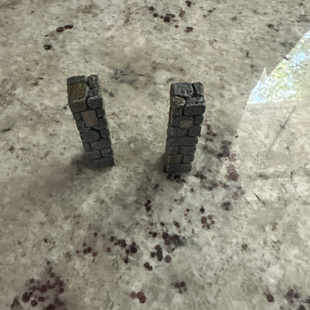 2 = Dwarven Forge Castle Builder, Insert Corner Post. Most Versatile Piece
