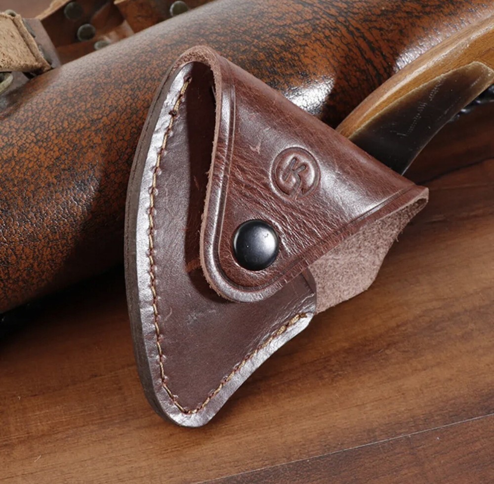 Axe Sheath Genuine Leather Sheath Hatchet Protector Cover Axe Sleeve Sheath Case