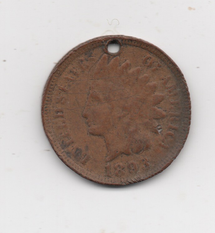 1893 Oversized Souvenir Indian Head Copper Penny