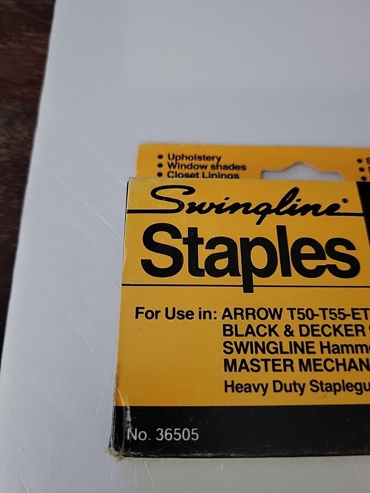 Swingline Staples 5/16" Heavy Duty Partial Box