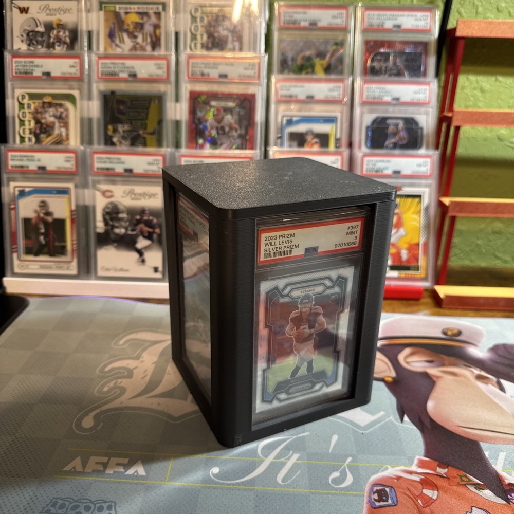 PSA Cards Display/Storage/Stand High Resolution 3D Printed grey