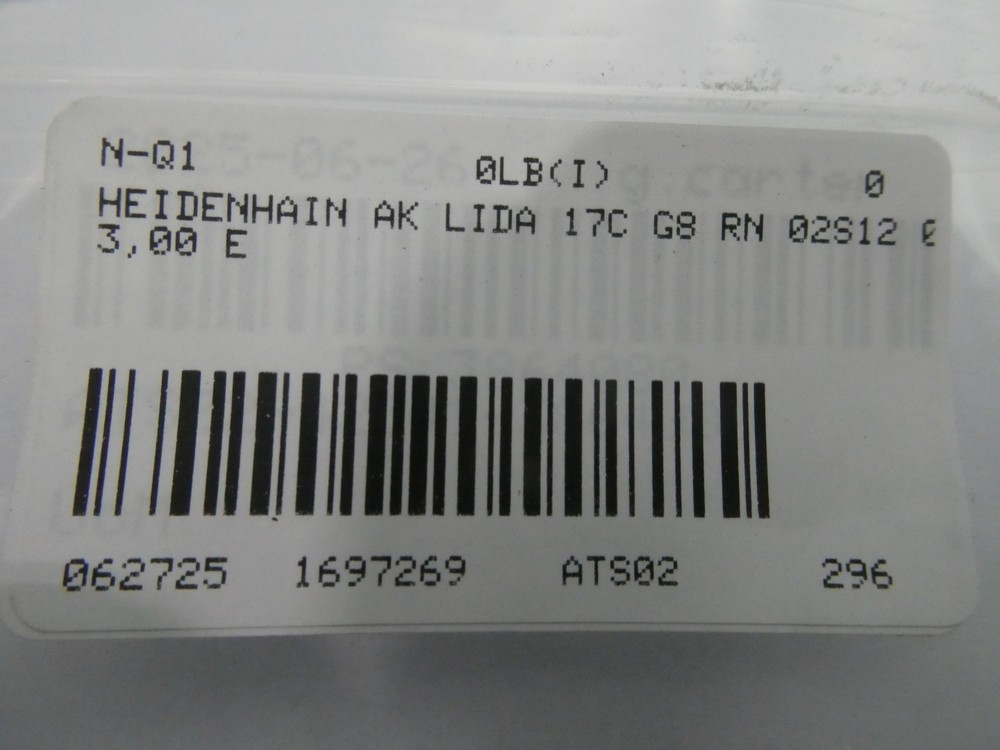 Heidenhain LIDA 17C 313 110-a3 313110-a3 Linear Encoder Sensor Head