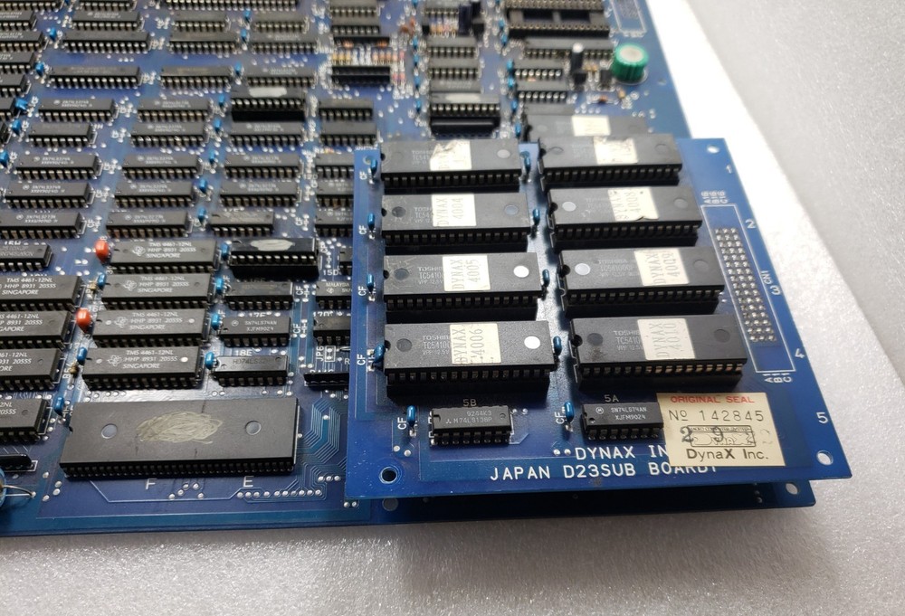 Dynax PCB & Japan D23 SUB Board Original (not working )Video Arcade Game