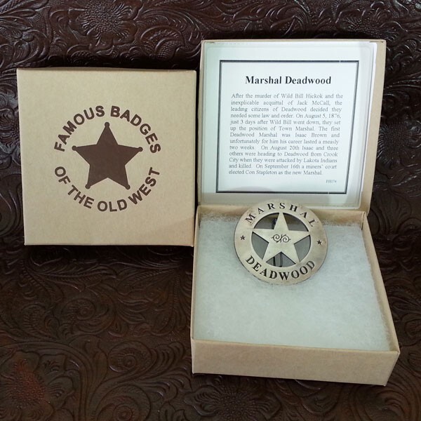 Marshals Deadwood and Durango  2 Badge Set