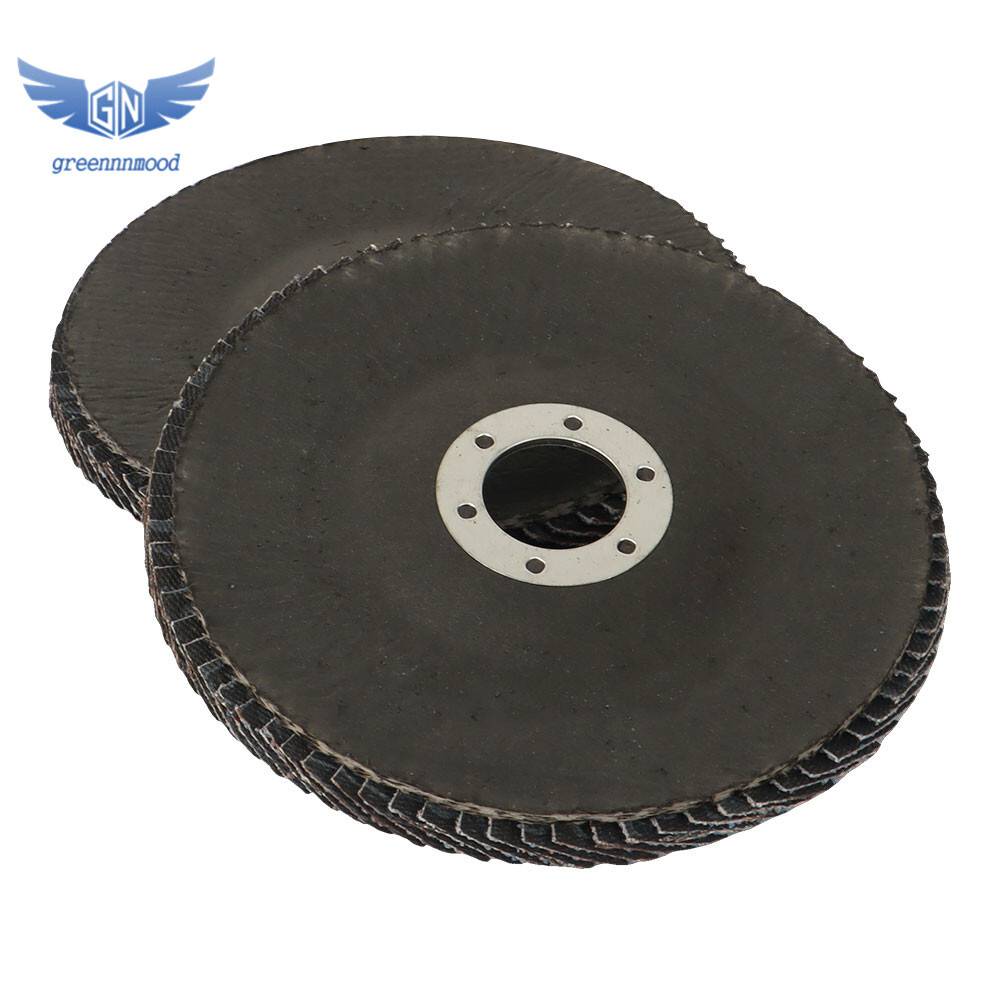 10Pcs 5" Premium Zirconia Flap Disc 40Grit Wheel Angle Grinder Sanding Disk