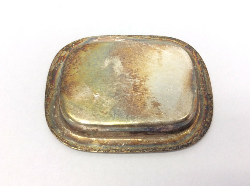 Vintage Used Silverplate Friedman Silver Co. Griffon Small Change Tray/Ashtray