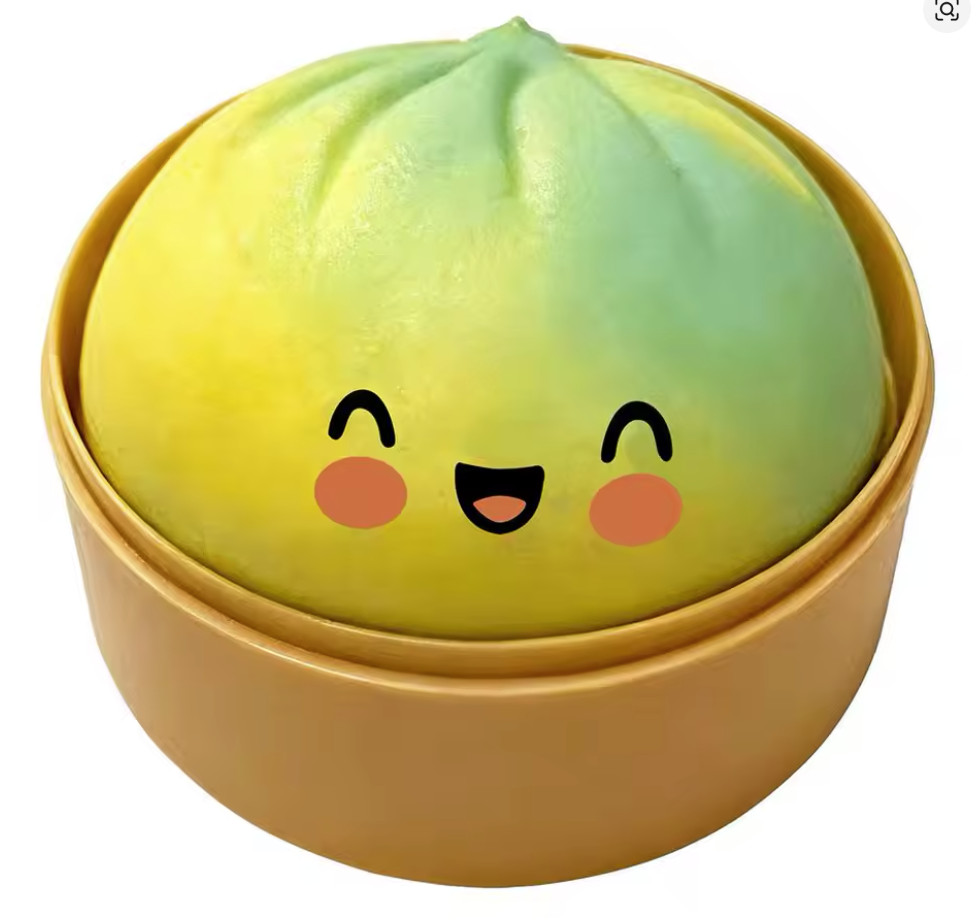 Mystery Squishy Bun Dumpling RARE GLITTER Please read description
