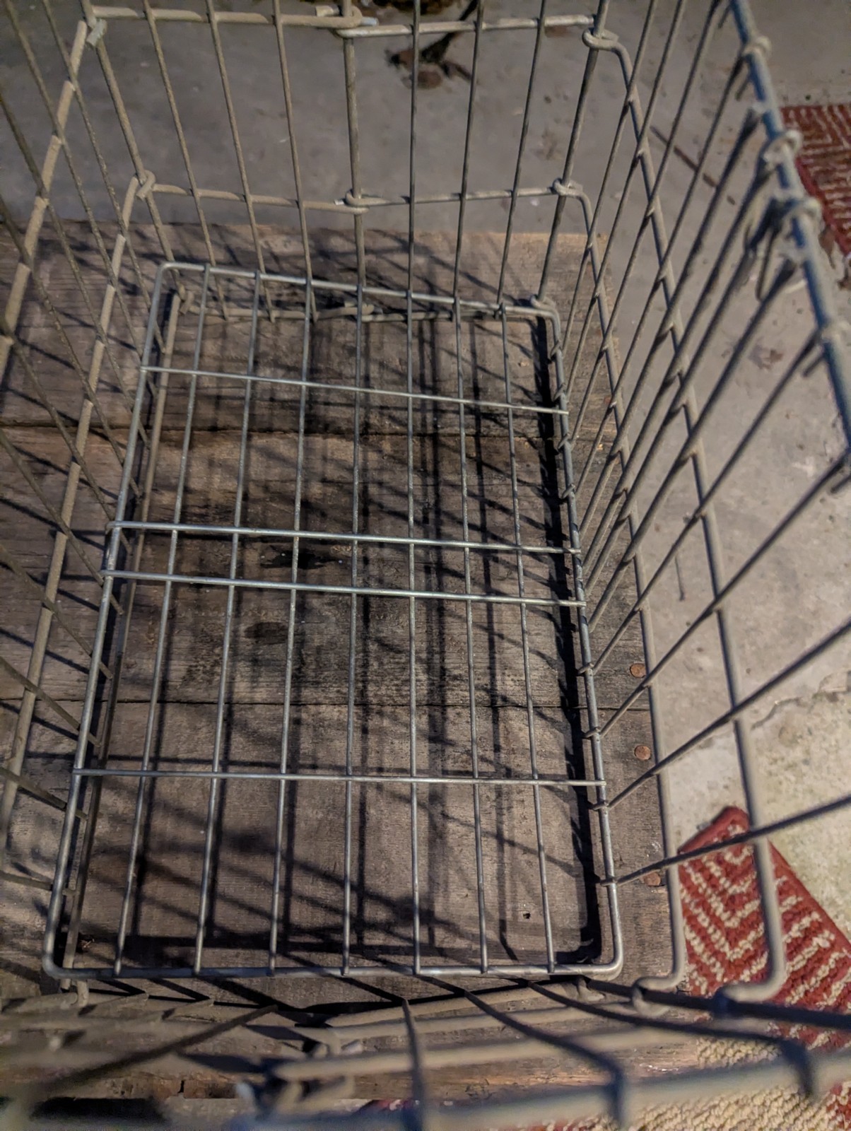 Vintage Schwinn Approved Folding Wire Bicycle Basket/Rack