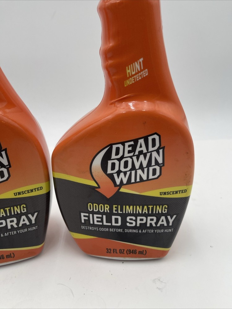 Dead Down Wind Oder Eliminating Field Spray (2) 32oz Bottles