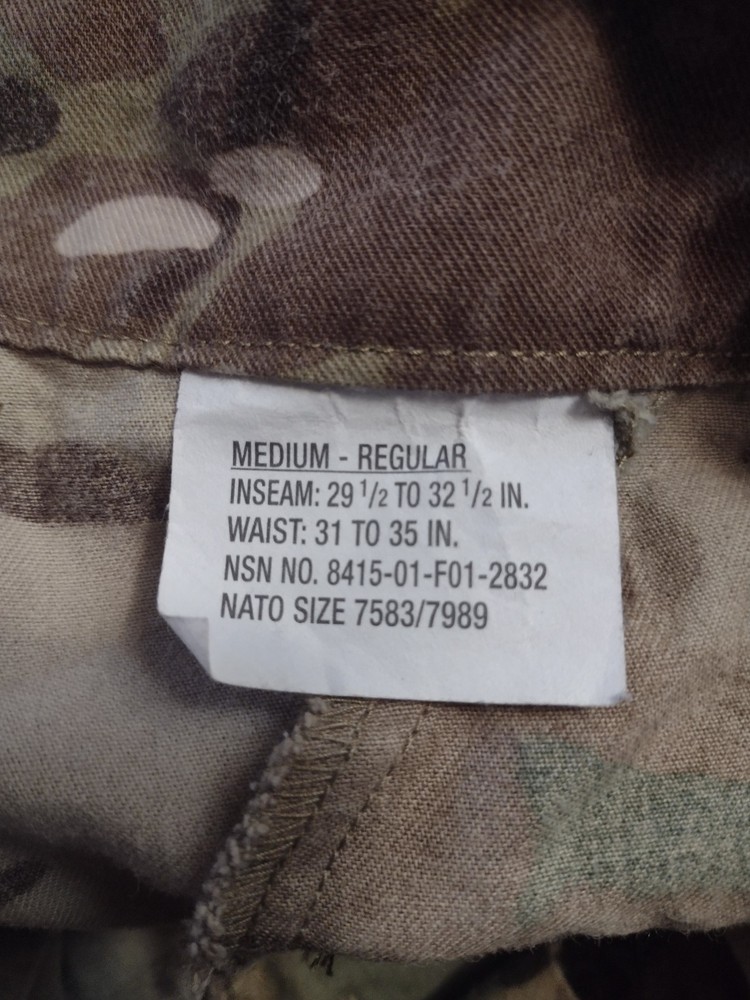 Army combat pants medium regular
