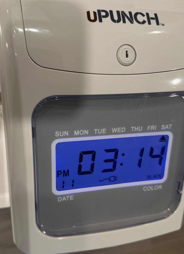 uPunch HN4000 Electronic Calculating Time Clock TESTED