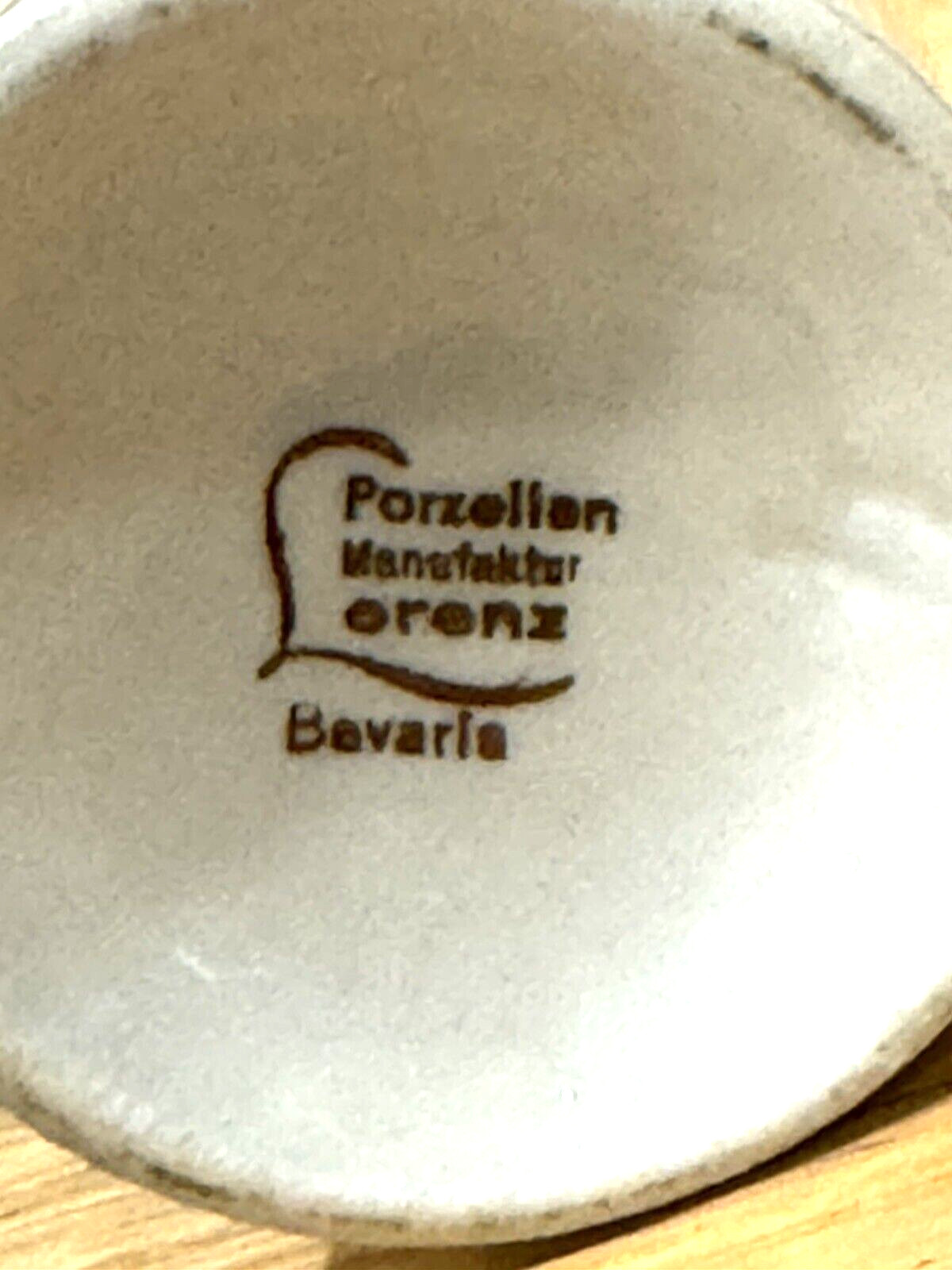 VINTAGE LORENZ PORZELLEN PORCELAIN BAVARIA ROTHENBURG TAUBER MINI SOUVENIR MUG