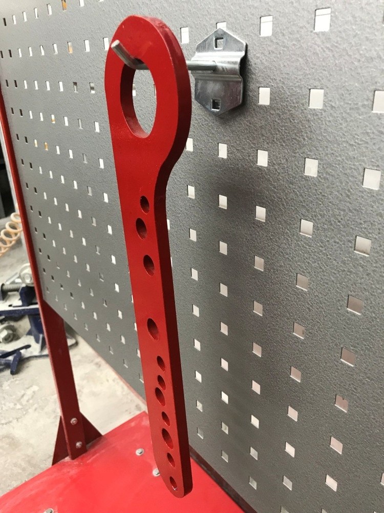 Power-TEC 91066 style Multi hole Pull Plate Auto Body Frame Machine tool clamps