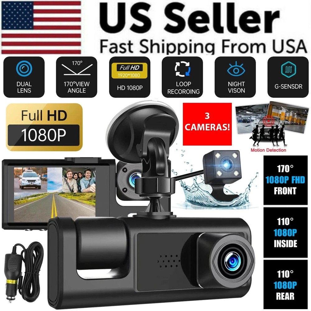 TOGUARD CE41A Front Inside Dual Dash Camera