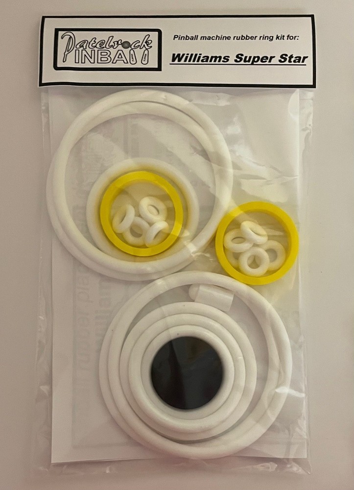 1972 Williams Super Star Pinball Machine Rubber Ring Kit