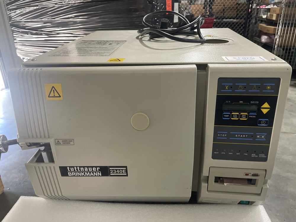 TUTTNAUER 2340E AUTOCLAVE-STEAM STERILIZER, 2007