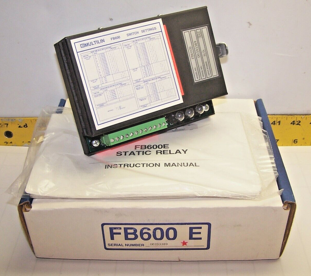 NEW MULTILIN STATIC TRIP RELAY SWITCH  FB600 E