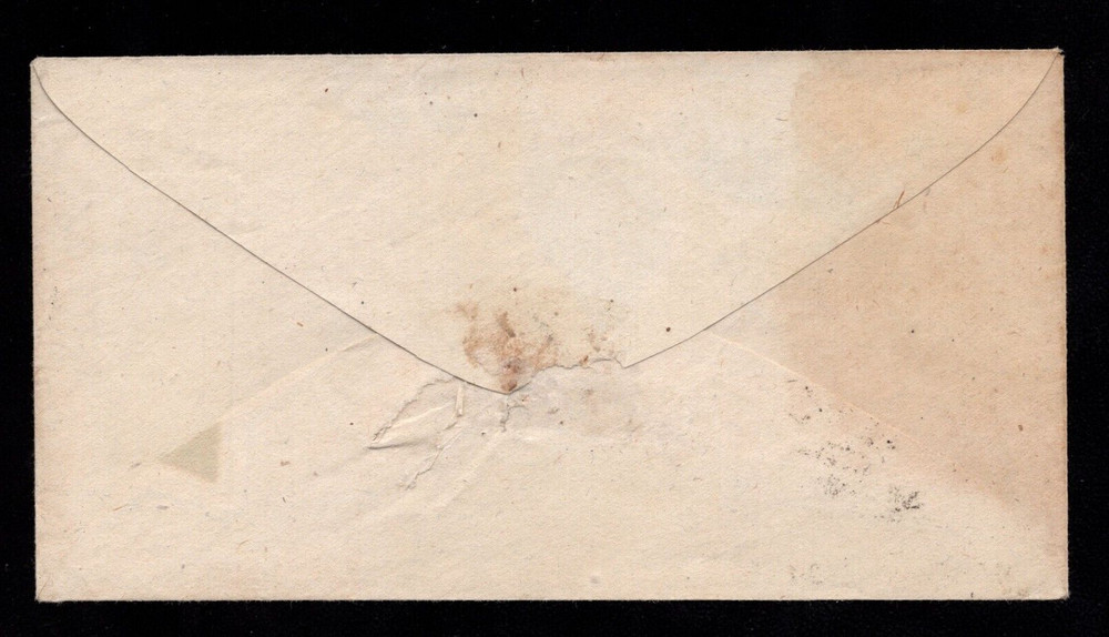 MOMEN: US STAMPS CSA #12c IMPERF USED ON WALLPAPER COVER PF CERT LOT #84424