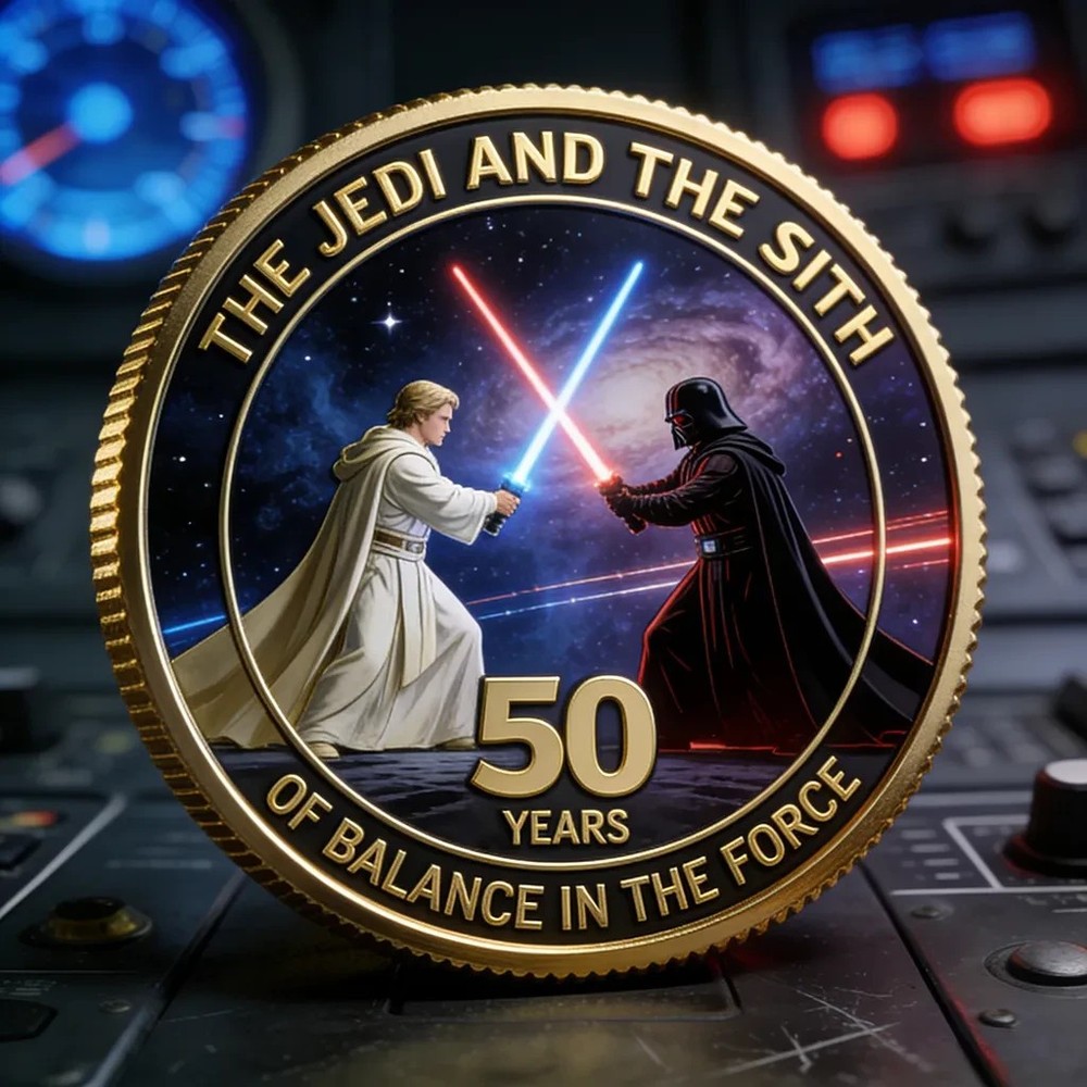 Star Wars 50Th Anniversary Commemorative Coin