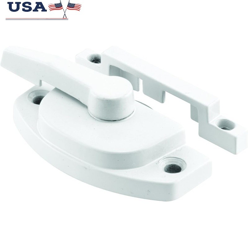 Vinyl Sash Lock Vertical Windows Cam-Type Design Security Keeper 2-1/2in Width