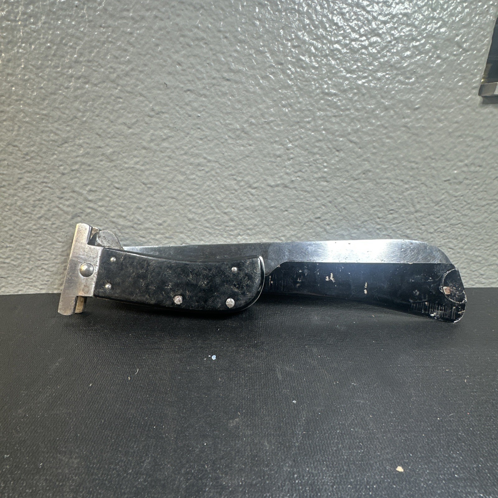 WWII US AAF Cattaraugus U.S.A.Folding Survival Machete Pilots Bolo W/guard