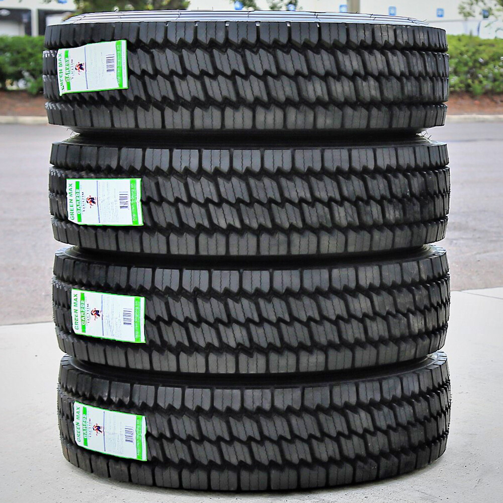 2 Tires Green Max GDR202 245/70R19.5 Load H 16 Ply Drive Commercial