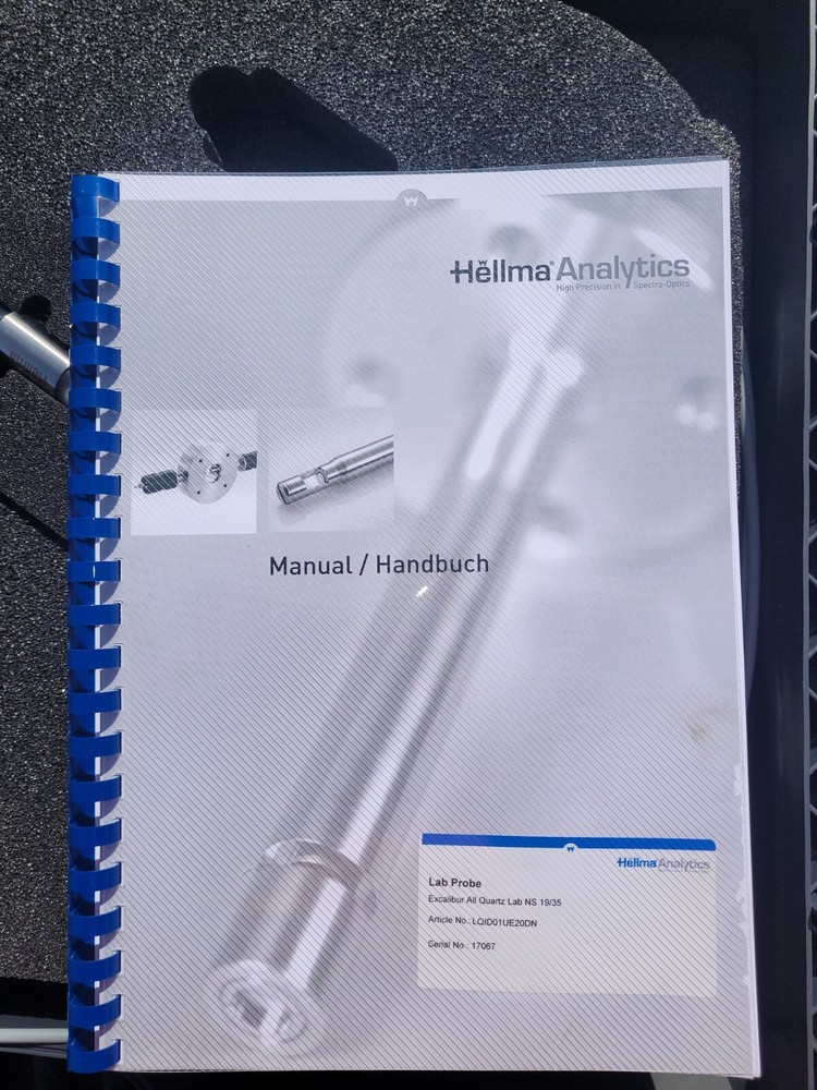 Hellma Analytics Excalibur All Quartz Immersion Probe