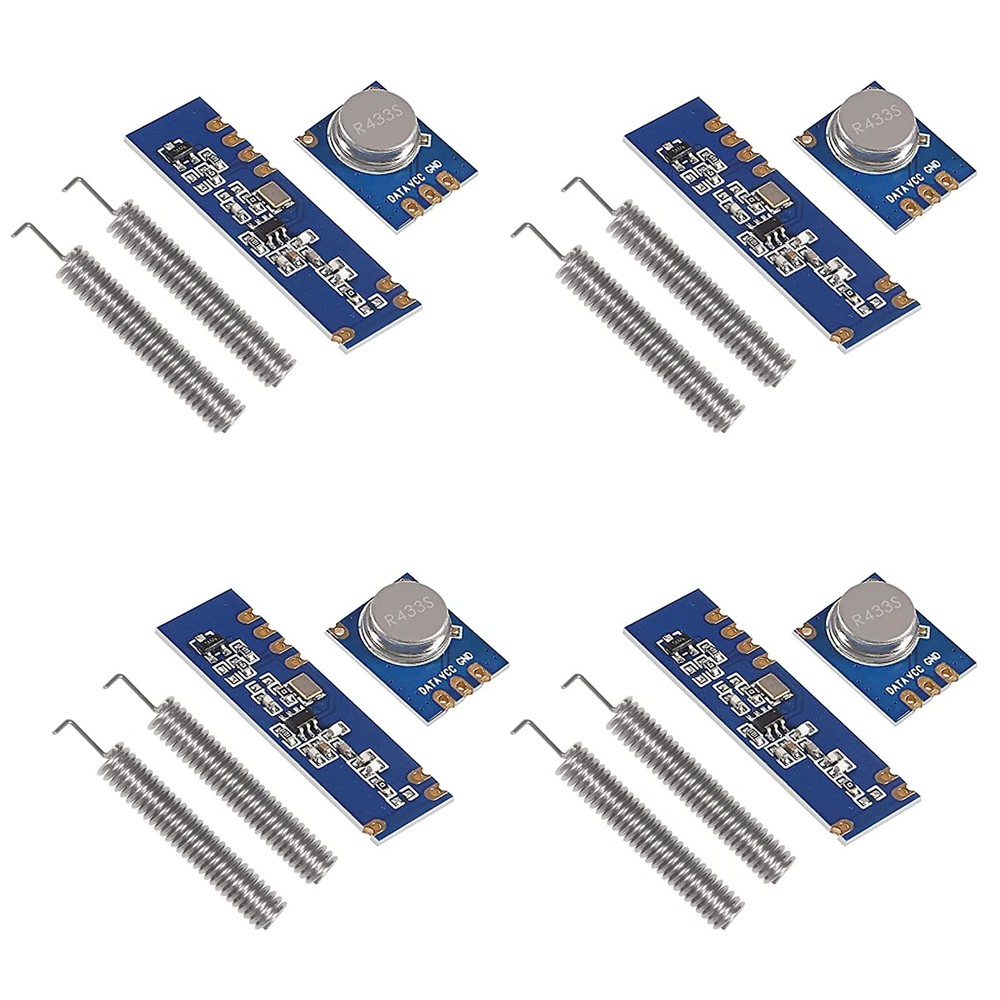 AITIAO 4Sets 433MHz Ask STX882 SRX882 Wireless Remote Control Small