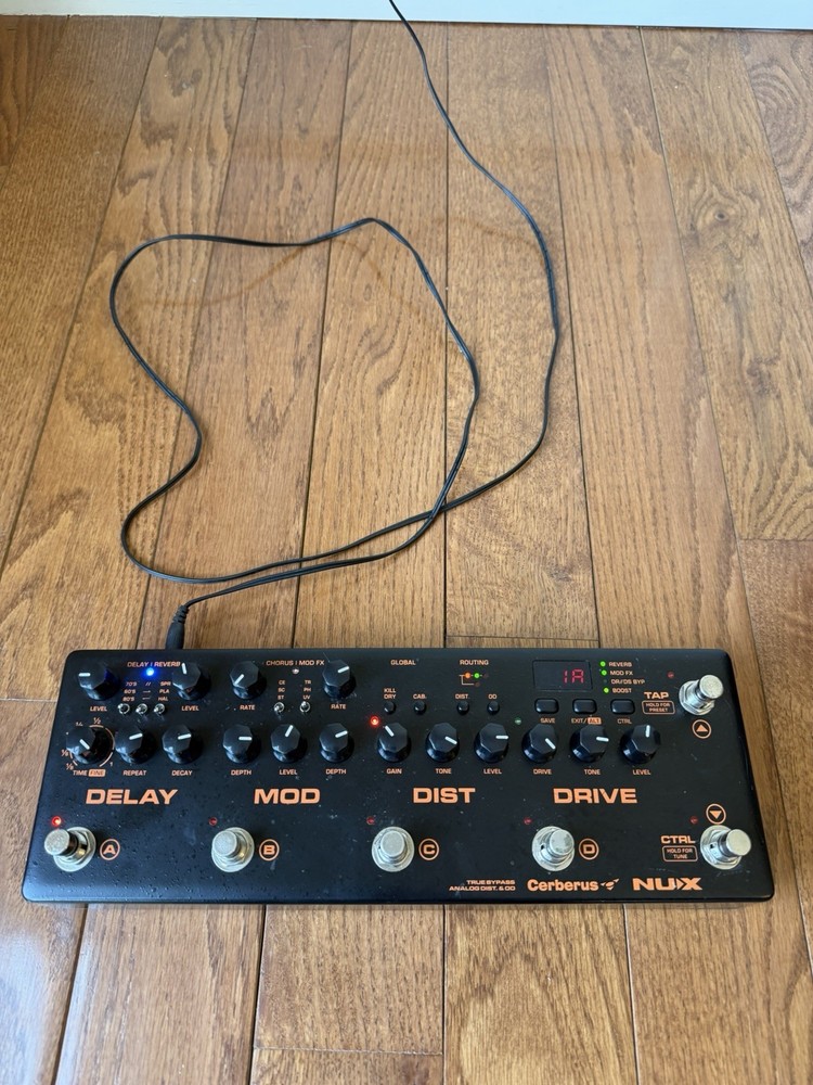 NuX NME-3 Cerberus Multi-Effect Guitar Pedal Used