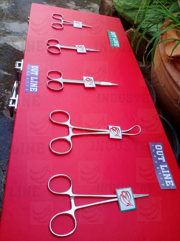 Set Surgery Surgical Instruments Basic 5 pieces