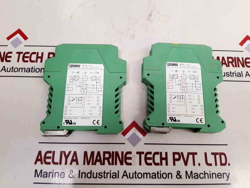 Phoenix contact mcr-t/ui temperature transducer