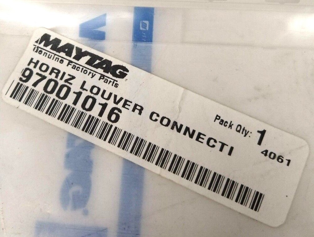 Maytag 97001016 Horizontal Louver Connection