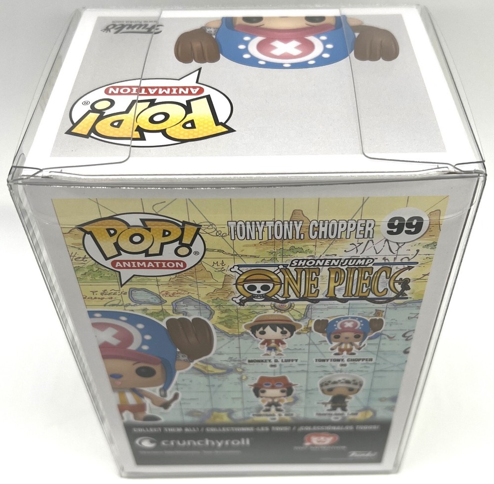 Funko Pop! One Piece Chopper Flocked #99 with POP Protector