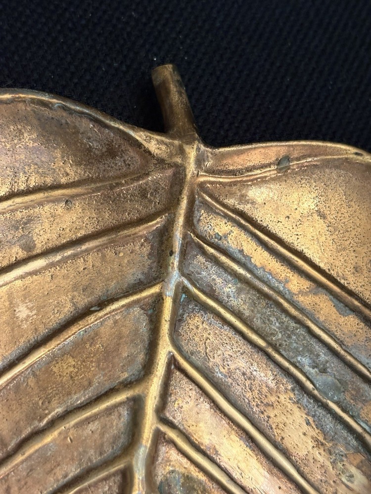 Copper Leaf Trinket Dish. Handy For Your Keys