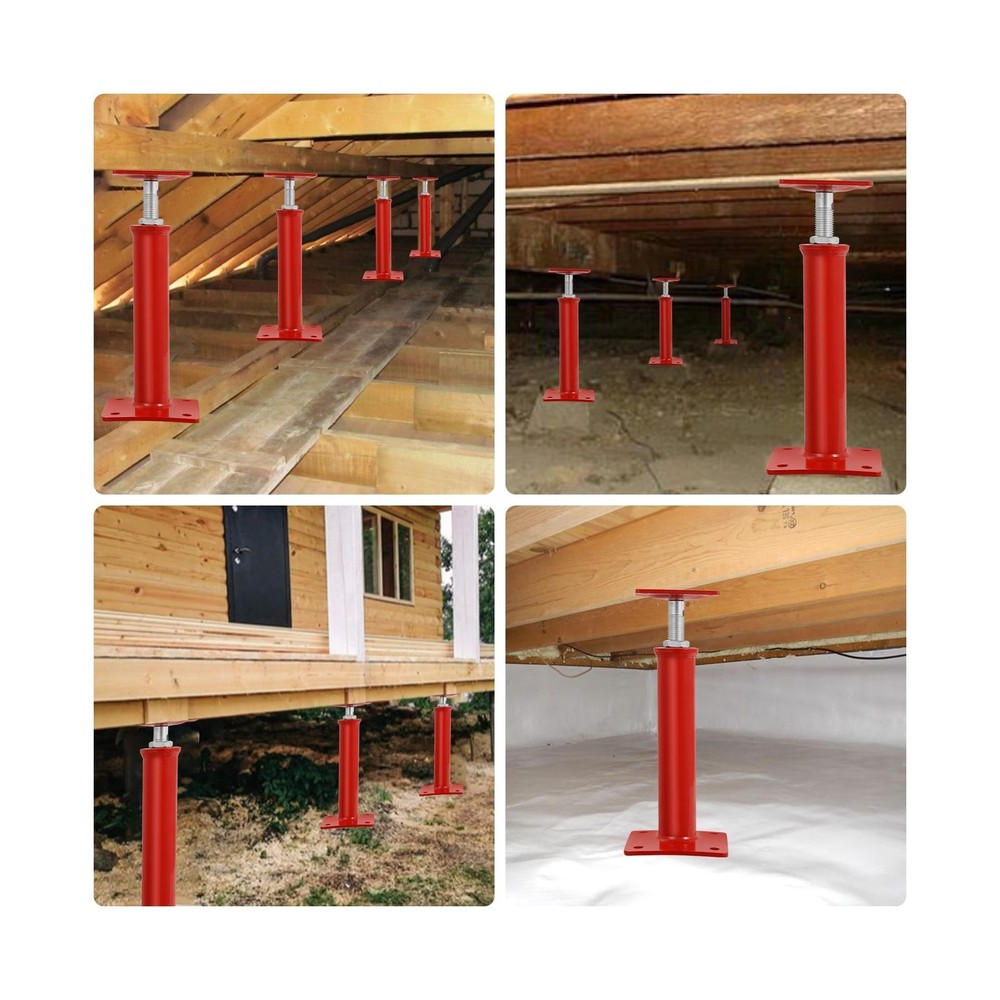 4 Pack House Jacks for Leveling 19''-36''Adjustable Support Jack,17636LBS Max...
