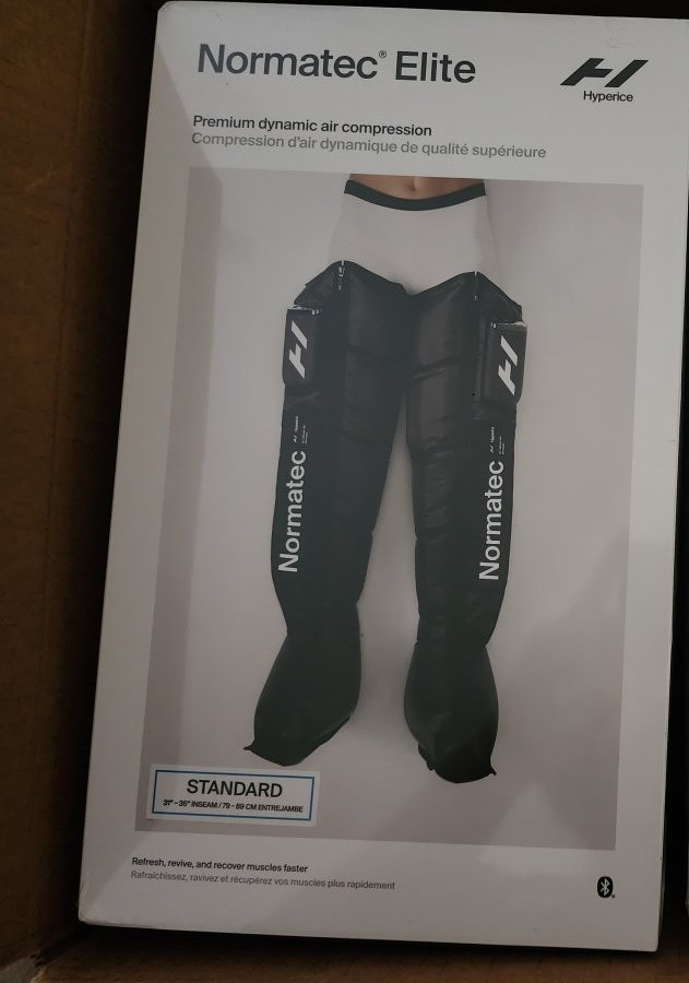 Brand New Normatec Elite Legs Standard