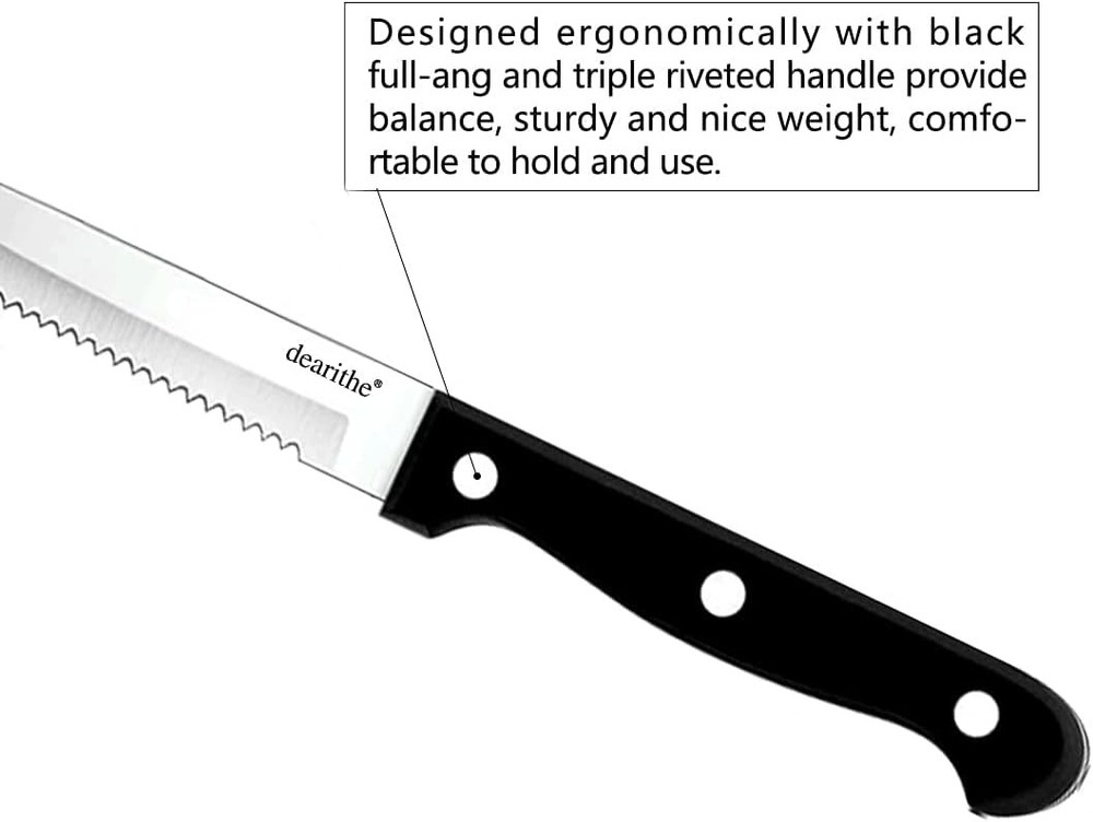 Serrated Steak Knife Set