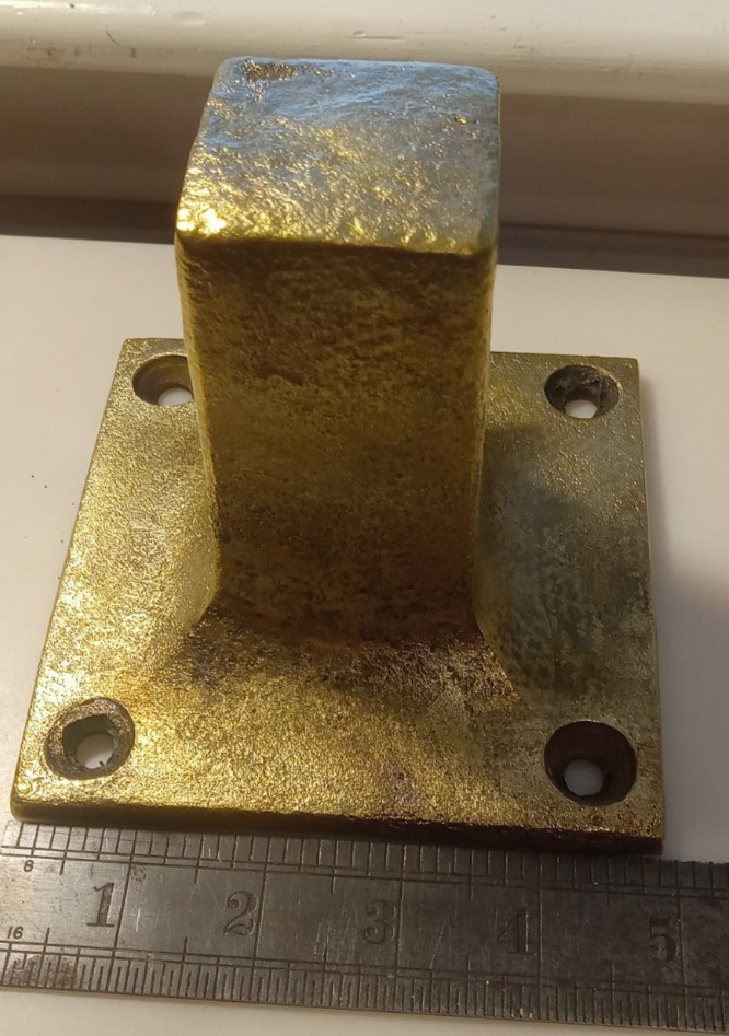 Antique Bronze Mooring Bit / Sampson Post / Bollard / Cleat