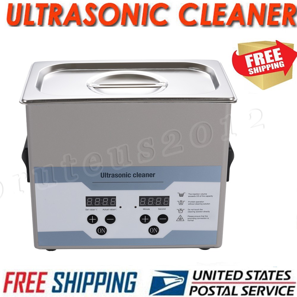 3.2L Ultrasonic Cleaner with Timer Heating Machine Digital Sonic Cleaner US