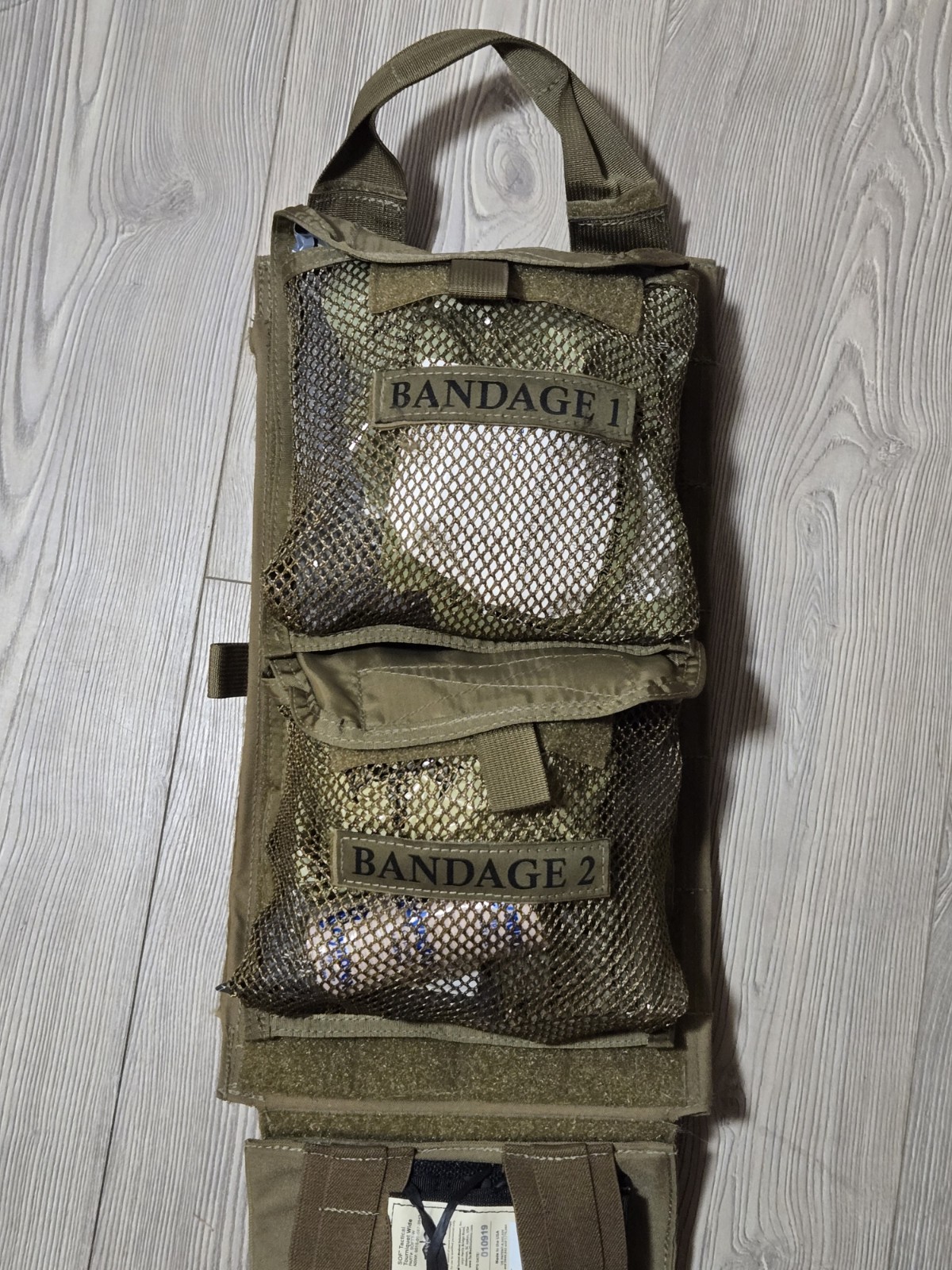 Tactical Medical Insert Panel Kit Military Medic Coyote Brown Official Gear