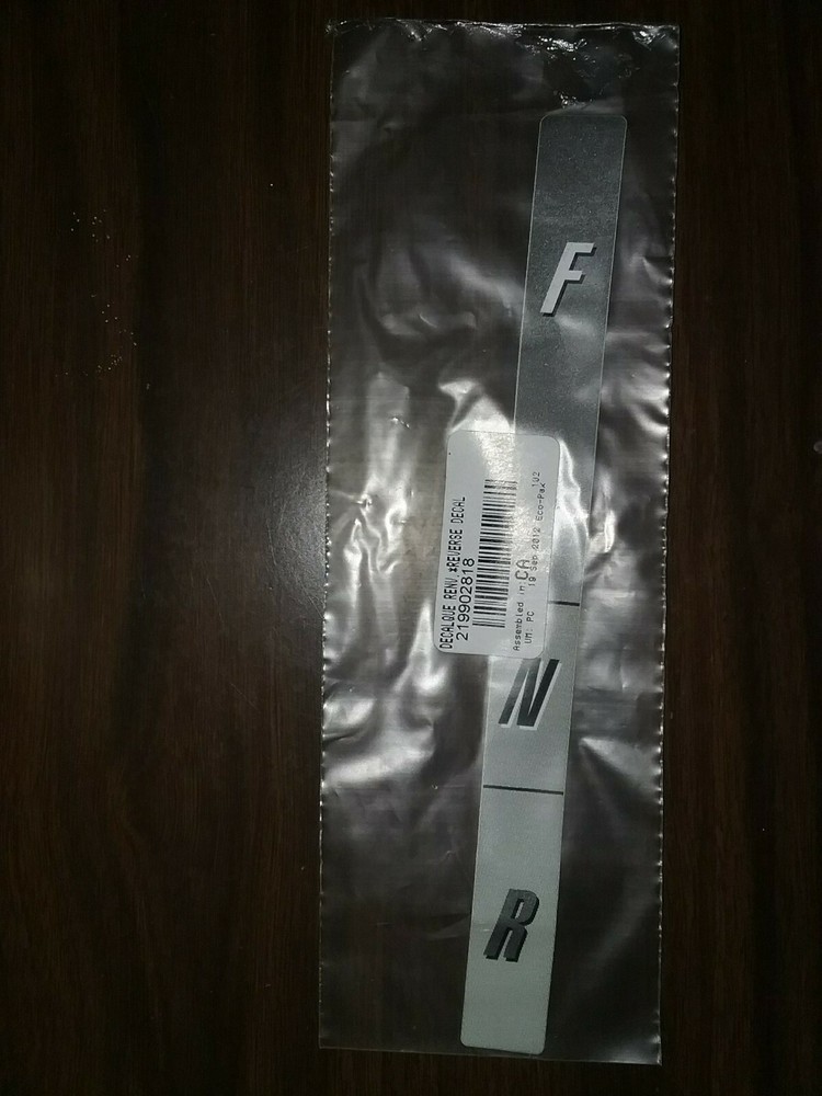 Seadoo OEM REVERSE DECAL 219902818 NEUTRAL FORWARD STICKER