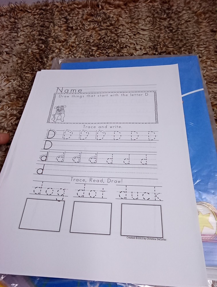 Hooked on Handwriting Learn to Print Upper and Lowercase