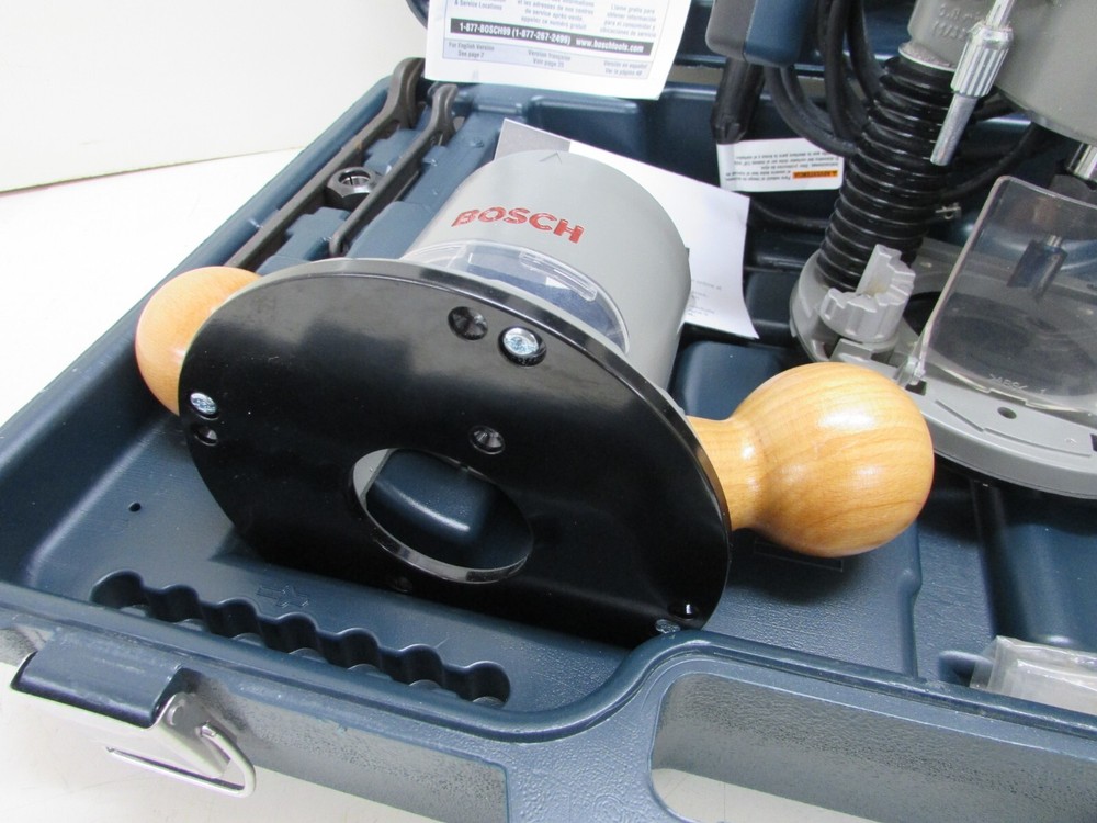 NICE! BOSCH 1617EVS FIXED / PLUNGE ROUTER COMBO KIT