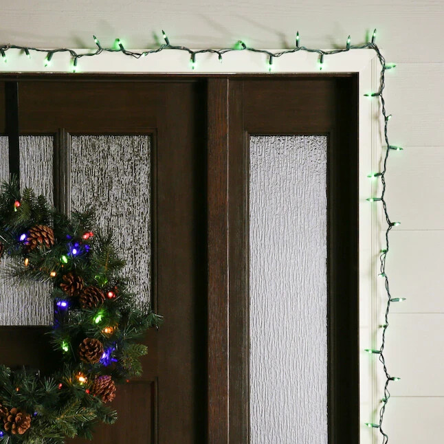 GE String-A-Long 100-Count 20.6-ft GREEN Incandescent Christmas String Lights