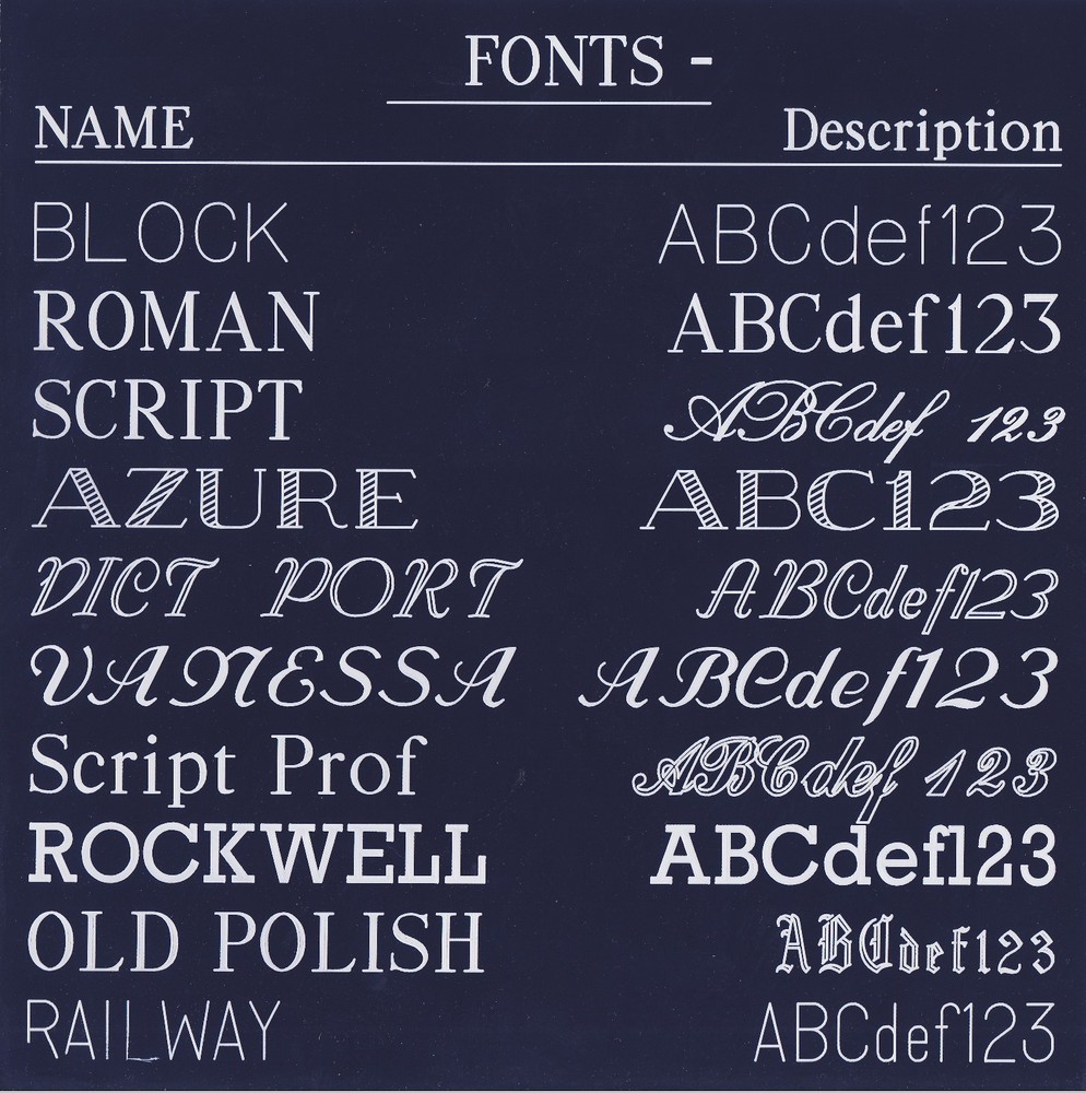 Custom Engraved Personalized Plastic Sign - new - 6"x8"